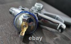 1000 B HVLP Pro Gravity Spray Gun brand new + brand new spraygun cup gti 1.3