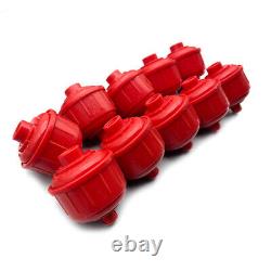 10PCS DISPOSABLE INLINE AIR FILTERS FOR HVLP Paint Spray Gun Universal Red