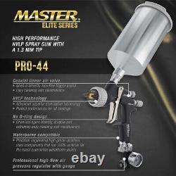 1X Master Elite High Performance PRO-44 Series HVLP Spray Gun with 1.3mm Tip