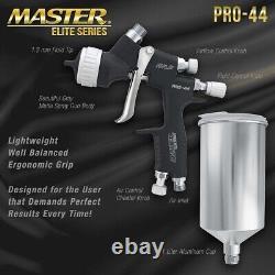 1X Master Elite High Performance PRO-44 Series HVLP Spray Gun with 1.3mm Tip