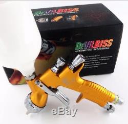 1.3mm Devilbiss Air Gun Paint Sprayer GTI Pro Lite HD-2 HVLP TE20 Water Spray