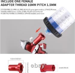 20 oz Disposable HVLP Paint Gun Cup Kit with 50 Liners & Lids for Easy Mixing