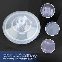 20 oz Disposable HVLP Paint Gun Cup Kit with 50 Liners & Lids for Easy Mixing