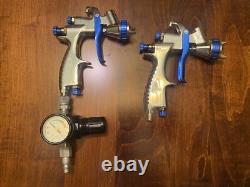 (2) Blue Point USA HVLP Spray Gun Max 29 PSI 2.0 Bar Max Air 100 PSI 7.0 Bar I12