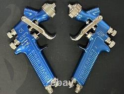 2 Devilbiss Sri mini HVLP 205 Finishing Spray Guns like new 2 Spray Guns
