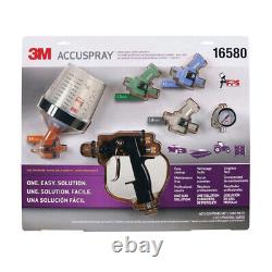 3M 16580 Accuspray HVLP Spray Gun System, All-in-One Spray Gun Kit
