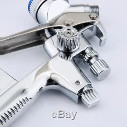 4000b Air spray auto car tools kit silver gravity hvlp 1.3mm nozzle paint gun