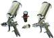 4 Pc Hvlp Air Spray Paint Gun 1.4 Mm & 1.7 Mm + Air Regulator + Water Separator