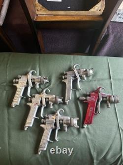 5 Binks HVLP Spray guns