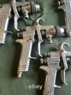 5 Binks HVLP Spray guns