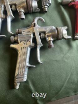 5 Binks HVLP Spray guns