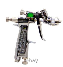 ANEST IWATA LPH-80-082G 0.8mm E2 HVLP Spray Gun with Cup PCG-2D-1 Air gauge