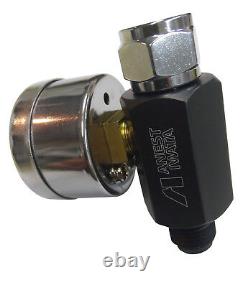 ANEST IWATA LPH-80-124G 1.2mm HVLP Spray Gun with Cup PCG-2D-1 Air gauge LPH80