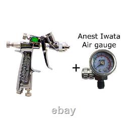 ANEST IWATA LPH-80-124G 1.2mm HVLP small Spray Gun with Air gauge LPH80 124G