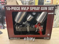 ATD Tools 6900 9-Piece HVLP Spray Gun Set
