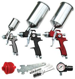 ATD Tools 6900 9-Piece HVLP Spray Gun Set