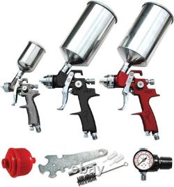 ATD Tools 6900 9-Piece HVLP Spray Gun Set