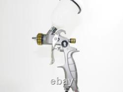 ATOM Mini X16 HVLP Spray Gun Gravity Feed Auto Paint + Free GunBudd Light
