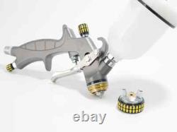 ATOM Mini X16 HVLP Spray Gun Gravity Feed Auto Paint + Free GunBudd Light