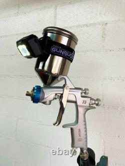 ATOM Mini X9 HVLP Spray Gun 1.2/1.3mm Detail Paint Tool + GunBudd Light