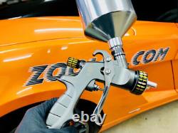 ATOM X20 Automotive Paint Gun HVLP Solvent/Waterborne WITH FREE GUNBUDD LIGHT