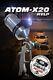 Atom X20 Hvlp Spray Paint Gun Car Painting Tools With Free Gunbudd Ultra Light