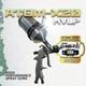 Atom X20 Hvlp Spray Paint Gun Kit Auto Painting Gravity With Free Gunbudd Light