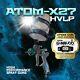 Atom-x27 Hvlp Airbrush Spray Gun For Cars With Free Gunbudd Light