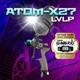 Atom X27 Hvlp Automotive Spray Gun 1.3/1.4mm Clear Coat Tips + Free Gunbudd