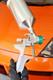 Atom X27 Hvlp Spray Gun 1.3/1.4mm Tips Auto Paint Primer + Gunbudd Led Light Kit