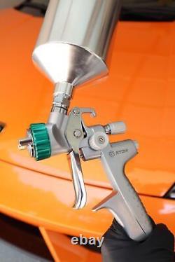 ATOM X27 HVLP Spray Gun Paint Cars Solvent/Waterborne With Free Gunbudd Lighting