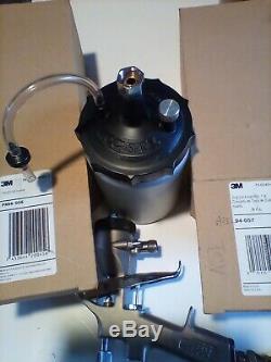 Accuspray 19 Series Hvlp Spray Gun New Parts 1.1 Tip. #9 &10 Cap Case