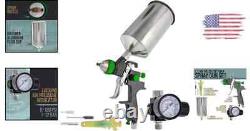 Advanced 2.5mm HVLP Spray Gun for High Build Primers and Metal Flake Coatings US