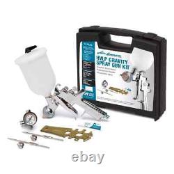 Anest Iwata 9276 HVLP Gravity Paint Spray Gun Kit with 1.5 1.8 mm Nozzles