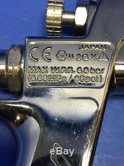 Anest Iwata Chrome Spray gun Model LPH-400 With LPH-400-LV4 HVLP 1.3 Tip