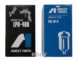 Anest Iwata LPH-400-144LV 1.4mm Spray Gun with cup PCG-6P-M LPH400 144LV HVLP