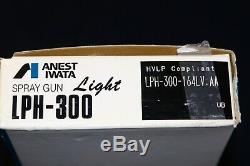 Anest Iwata Lph-300 And Pcg-7 Hvlp Spray Gun Light Lph-101-lv4