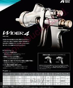 Anest Iwata WIDER4L-V13J2 1.3mm successor LPH-400-134LV HVLP spray gun no Cup