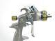 Atom X16 Hvlp Mini Spray Gun Gravity Feed Paint Gun With Free Led Gunbudd Light