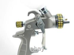Atom X16 HVLP Mini Spray Gun Paint Primer Topcoat Detail With FREE Gunbudd Light