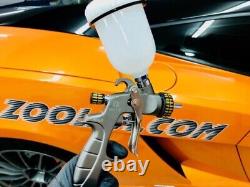 Atom X16 Mini HVLP Auto Paint Air Spray Gun Gravity Feed With FREE Gunbudd