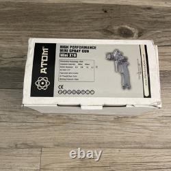 Atom X16 Mini HVLP Professional Paint Gun for Clearcoat Primer WITH FREE Gunbudd