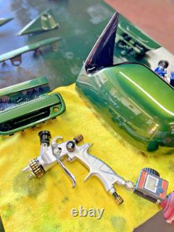 Atom X16 Mini HVLP Spray Gun Automotive Painting Tool + FREE GunBudd Light