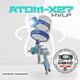 Atom X27 Hvlp Professional Auto Paint Spray Gun With Free Gunbudd Light