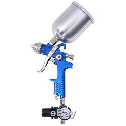 Auto Paint 3 HVLP Air Spray Gun Kit Basecoat Car Primer Clearcoat withCase New