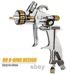 BEETRO HVLP Touch Up Air Spray Gun for Clearcoats 1.0mm Stainless Steel Nozzl