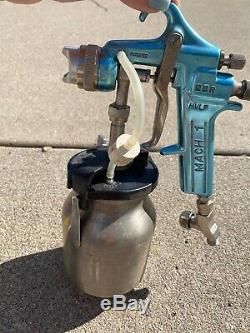 Binks MACH 1 HVLP BBR 95P Spray Gun With Quart Paint Sprayer Pressure Cup