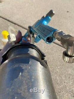 Binks MACH 1 HVLP BBR 95P Spray Gun With Quart Paint Sprayer Pressure Cup