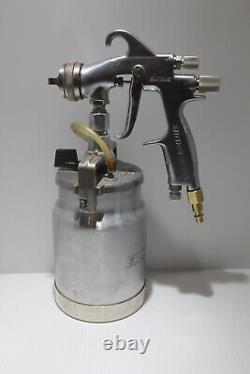 Binks SV100 HVLP Pressure/Siphon Feed PRO Spray Gun + SV-100-224-1.8 Nozzle +Cup