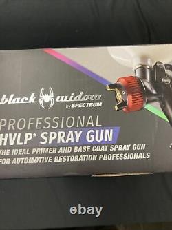 Black Widow BW-HVLP-1.7 20 Oz. Professional HVLP Gravity Feed Air Spray Gun NEW